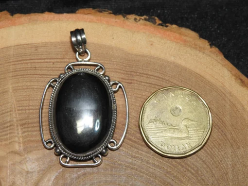 Hematite Sterling Silver Pendant (.925) - Image 3