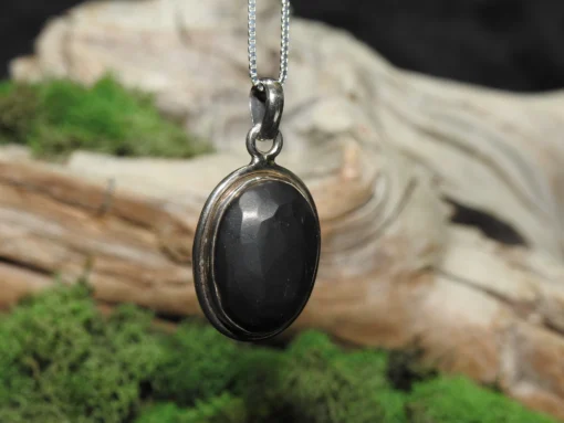 Shungite Sterling Silver Pendant (.925) - Image 2