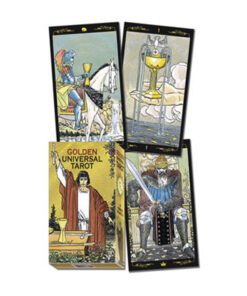 golden universal tarot decks
