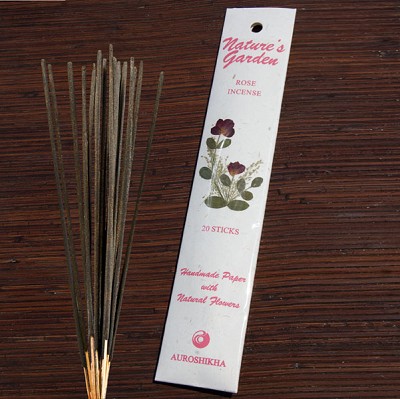 incense natures garden rose