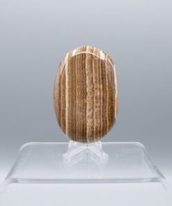 Brown Aragonite Palm Stone