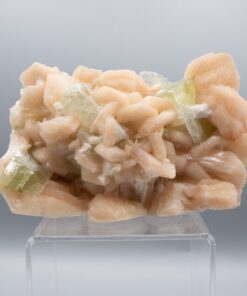 Stilbite with Green Apophyllite