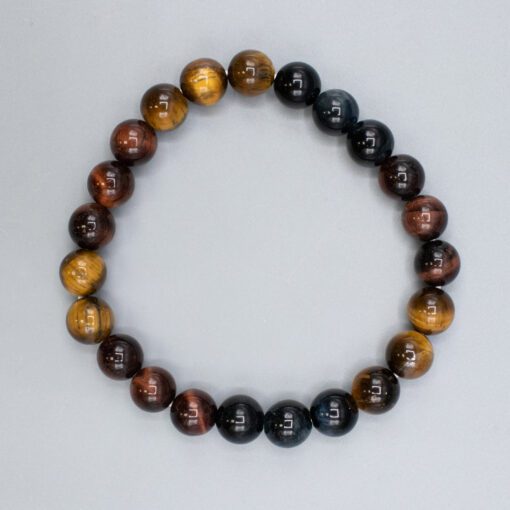 Tri-Colored Tiger Eye Bracelet