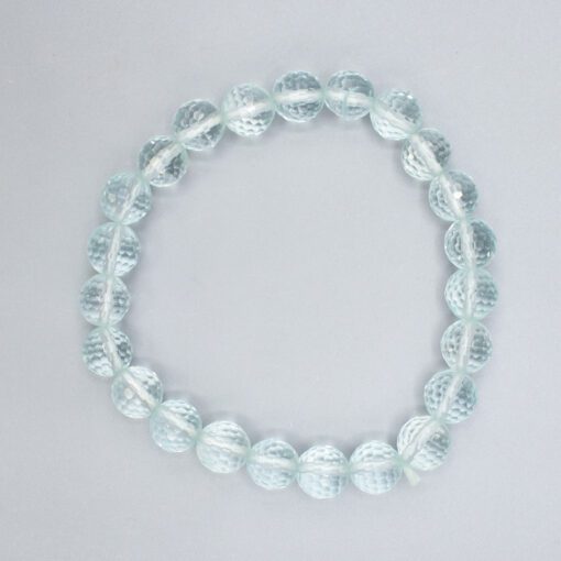 Blue Obsidian Facet Cut Bracelet