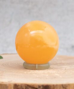 Orange Calcite Sphere