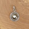 Pyrite Sterling Silver Pendant (.925)