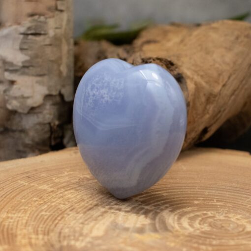 Bluelace Agate Heart - Image 2