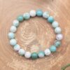 Green Flower Agate Bracelet