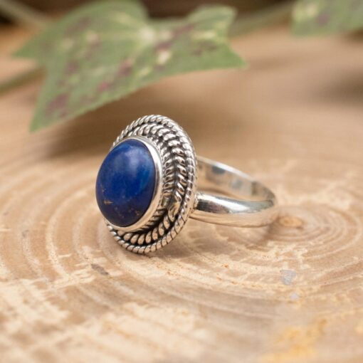 Lapis Lazuli Sterling Silver Ring (0.925) - Image 2
