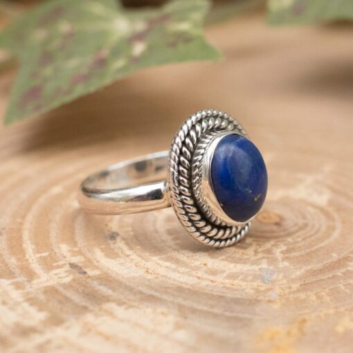 Lapis Lazuli Sterling Silver Ring (0.925) - Image 3