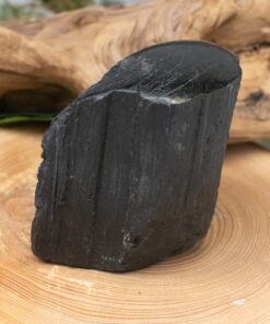 Black Tourmaline Half Polished
