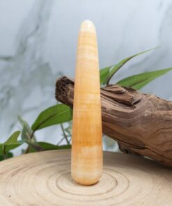 Orange Calcite Wand