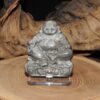 Silver Sheen Obsidian Laughing Buddha