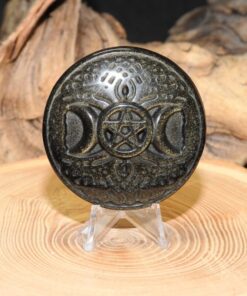 Gold Sheen Obsidian Pentagram/Moon