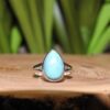 Peruvian Turquoise Sterling Silver Ring (.925) Size 7