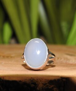 Chalcedony Sterling Silver Ring (.925) Size 6