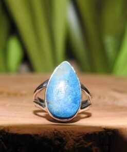 Shattuckite Sterling Silver Ring (.925) Size 6