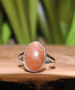 Sunstone Sterling Silver Ring (.925) Size 9