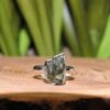 Moldavite Sterling Silver Ring (.925) Adjustable
