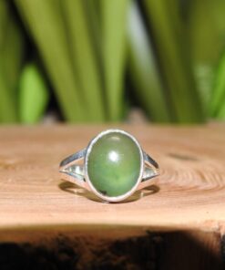 Serpentine Sterling Silver Ring (.925) Size 8
