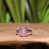 Ruby Sterling Silver Ring (.925) Size 5