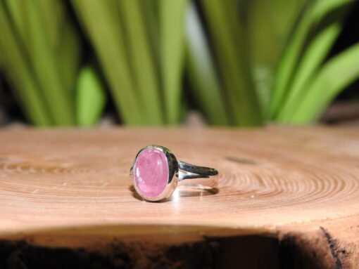 Ruby Sterling Silver Ring (.925) Size 5 - Image 2