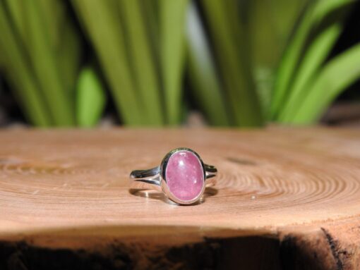Ruby Sterling Silver Ring (.925) Size 5 - Image 3