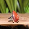 Red Jasper Sterling Silver Ring (.925) Size 5