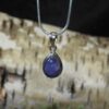 Tanzanite Sterling Silver Pendant (.925)