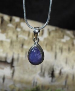 Tanzanite Sterling Silver Pendant (.925)