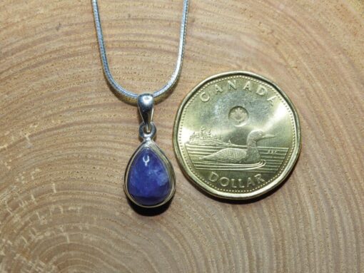 Tanzanite Sterling Silver Pendant (.925) - Image 3