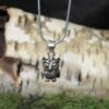 Owl Sterling Silver Pendant (.925)