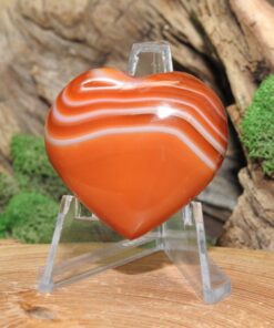 Red Sardonyx Agate Heart