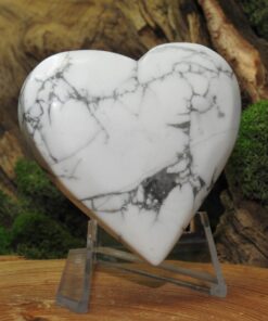 Howlite Heart