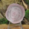 Rose Quartz Rose Carving