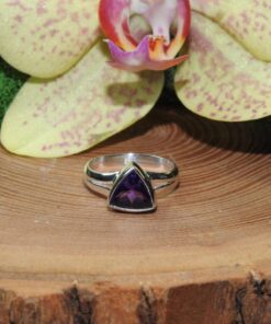 Amethyst Sterling Silver Ring (.925)