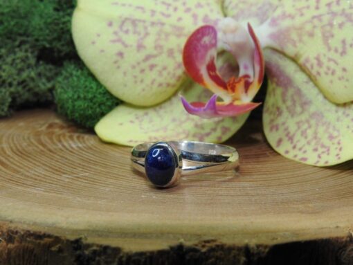 Sapphire Sterling Silver Ring (.925) Size 10