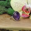 Amethyst Sterling Silver Ring (.925) Size 9