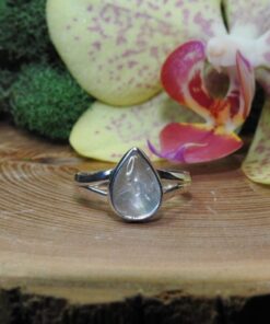 Aquamarine Sterling Silver Ring (.925) Size 8