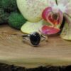Black Star Sapphire Sterling Silver Ring (.925) Size 5