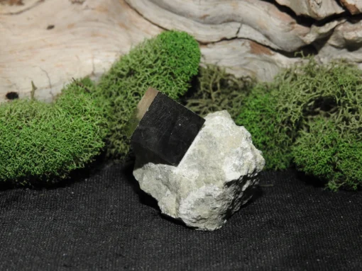 Pyrite Cube on Matrix - Image 3