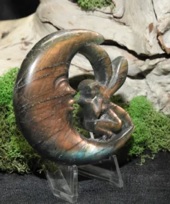 Labradorite Fairy with Moon