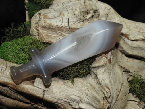 Druzy Agate Dagger