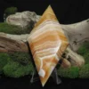 Orange Calcite Diamond-Fluorescent