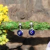 Evil Eye Earrings .925 Sterling Silver