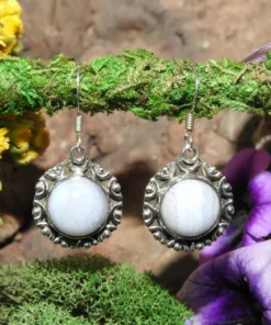 Blue Lace Agate .925 Sterling Silver Earrings