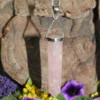 Rose Quartz .925 Sterling Silver Pendant
