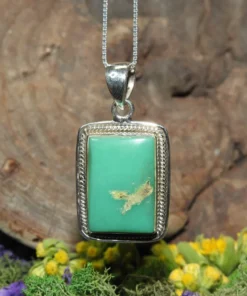 Chrysoprase .925 Sterling Silver Pendant