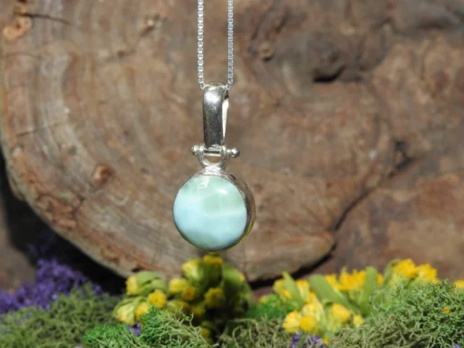 Larimar .925 Sterling Silver Pendant - Image 2