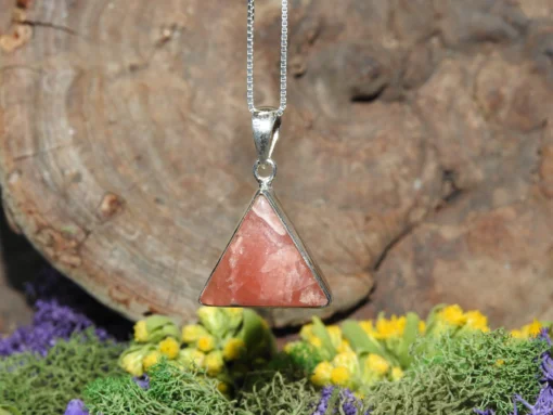 Rhodochrosite .925 Sterling Silver Pendant - Image 2